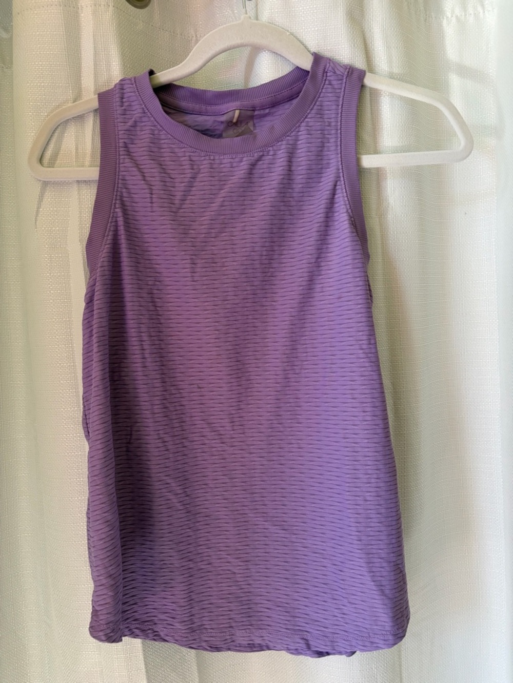 CALIA by Carrie Underwood Lavender Ribbed Tank Top